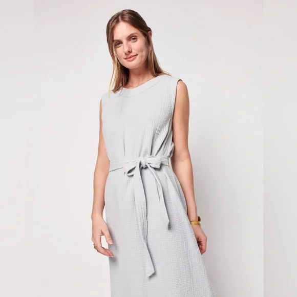 Faherty | Dresses | Nwt Faherty Dream Organic Cotton Gauze Costa Dress Size  Xs Beach Boho | Poshmark
